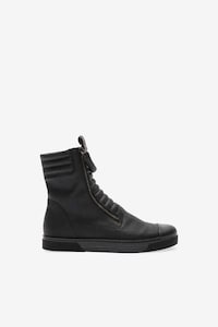 Apple Skin Leather Boots Image 2