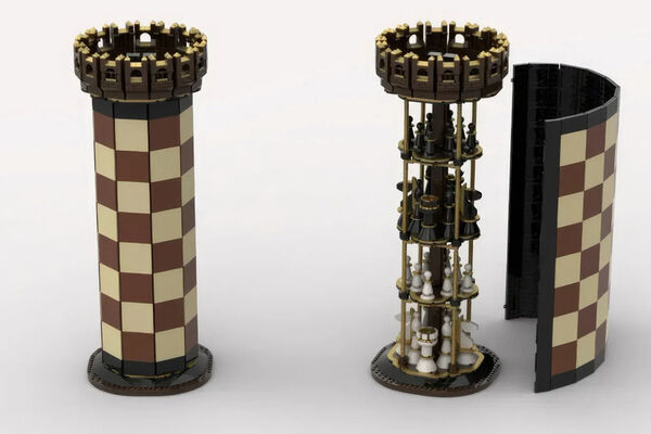 Building Block Chess Sets