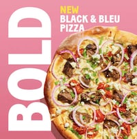 Bold Gorgonzola-Topped Pizzas Image 1