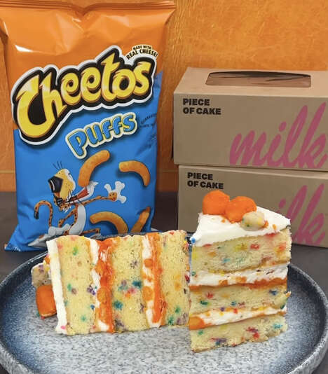 Cheese Puff Birthday Cakes