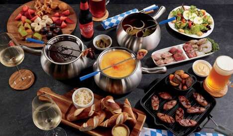 Oktoberfest-Themed Fondue Menus
