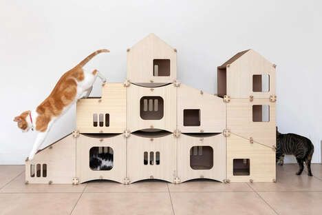 Cityscape-Like Cat Furniture