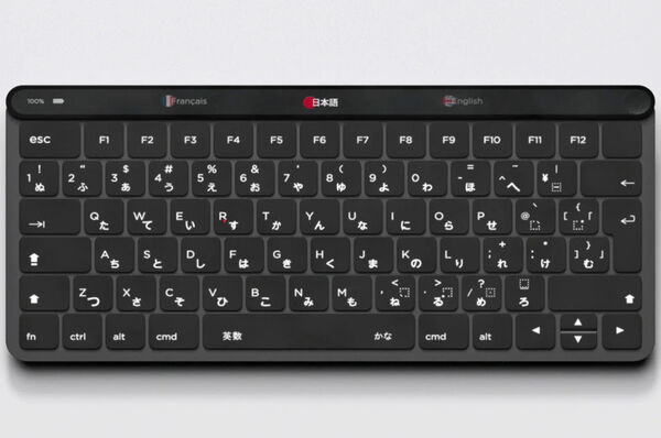 Projector-Equipped Multilingual Keyboards
