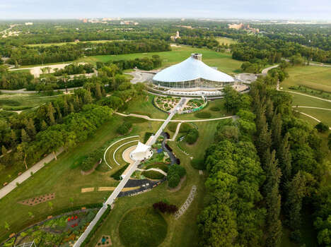 Spiralled Roof Horticultural Centers