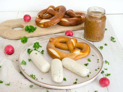 Meat-Free White Sausages