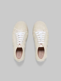 Tufted Lace-Up Sneakers Image 1