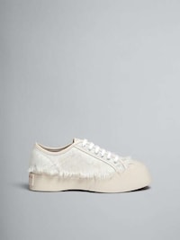 Tufted Lace-Up Sneakers Image 2