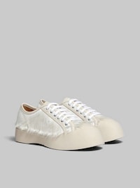 Tufted Lace-Up Sneakers Image 4