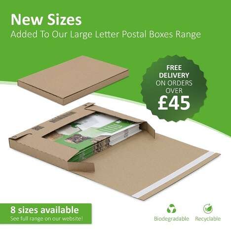Optimized Eco Postal Packaging