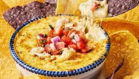 Cheesy Crab Queso Dips