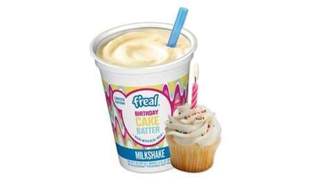 Celebratory Cake Batter Milkshakes