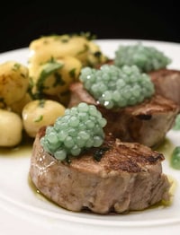 Pearlized Cheese Garnishes Image 1