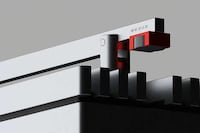 Metallic Architectural Record Players Image 8
