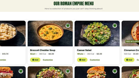 Social Media-Inspired Bakery Menus