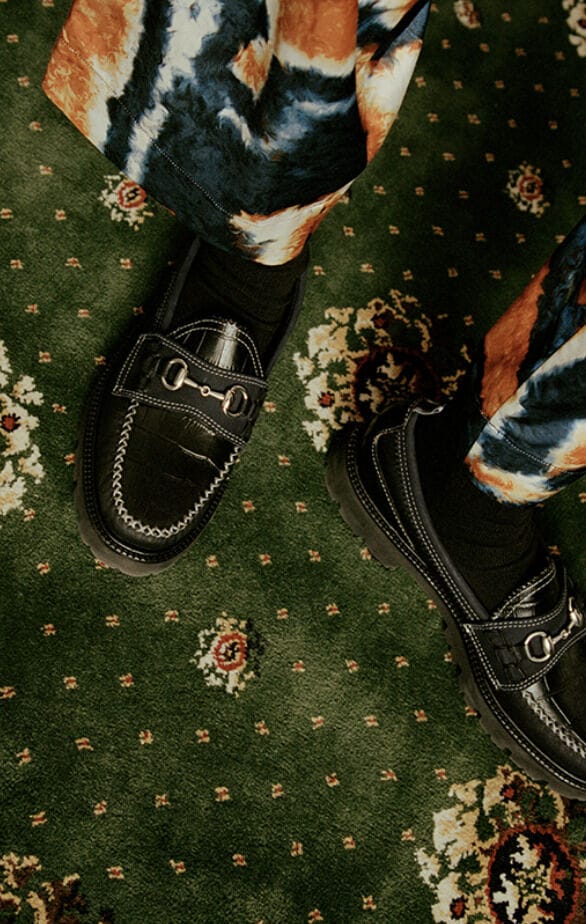 Embossed Patterned Luxe Loafers