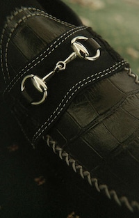 Embossed Patterned Luxe Loafers Image 2