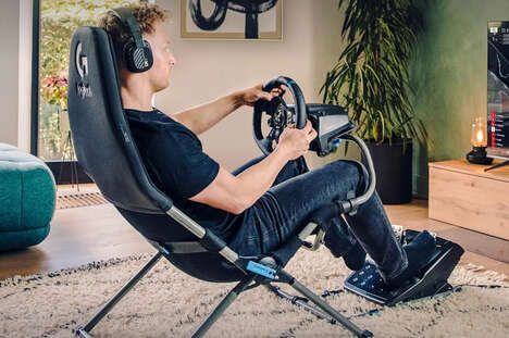 Folding Racer Simulation Seating