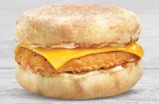 Cheesy Chicken Breakfast Sandwiches