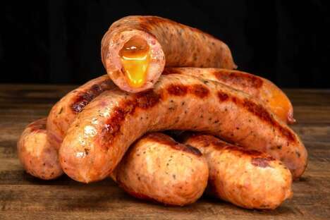 Cheesy Oktoberfest Sausages