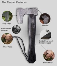 Carbon Fiber Handle Axes Image 2