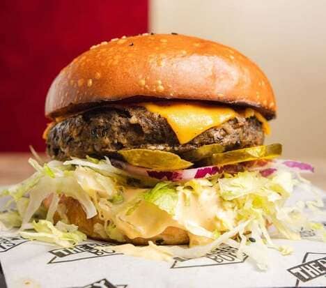 Mushroom-Based Restaurant Burgers