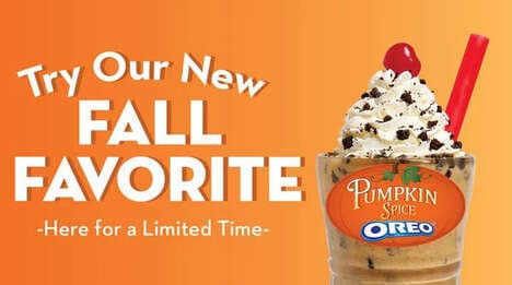 Cookie-Infused Pumpkin Shakes