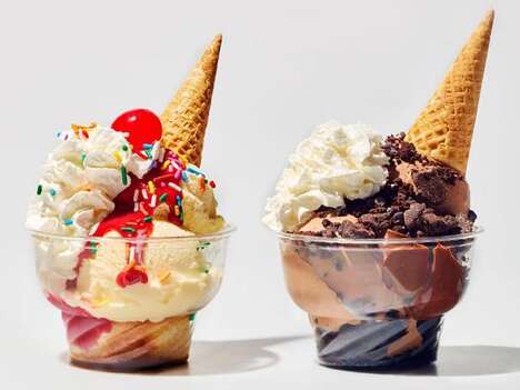 Strawberry Shortcake Sundaes