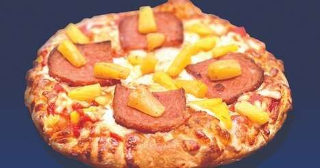 Lunch Meat-Topped Pizzas