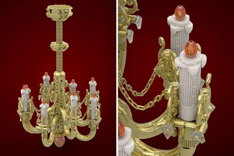 Brick Puzzle Chandeliers