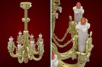 Brick Puzzle Chandeliers Image 1