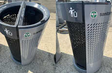 Rodent-Preventative Trash Bins