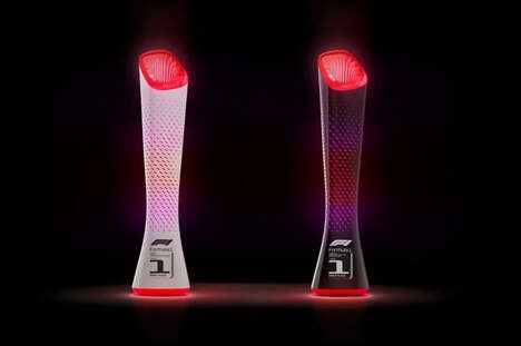 Kiss-Activated Racing Trophies