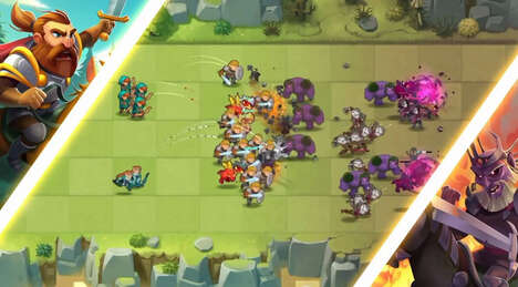 Merge-and-Battle Mobile Games