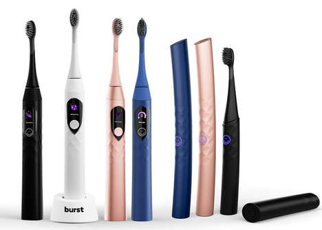 Compact Curved Toothbrushes