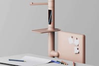 Freestanding Vertical Desk Designs Image 2