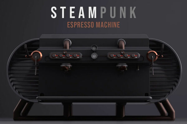 Steampunk Aesthetic Espresso Makers