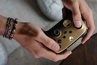 Gilded Gradient Gaming Controllers