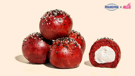 Red Velvet Bagel Bites