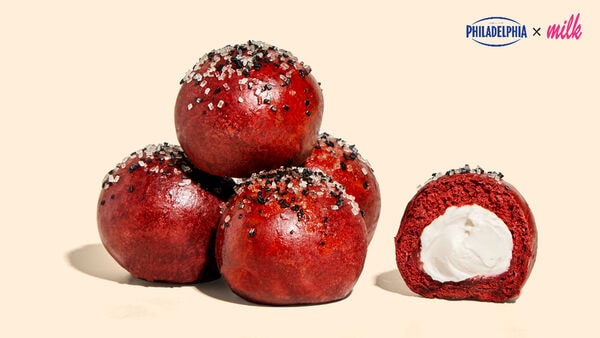 Red Velvet Bagel Bites