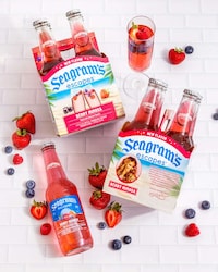 Bottled Berry Mimosas Image 1