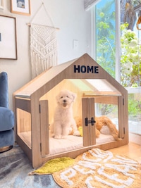 Chic Plywood Dog Houses Image 2