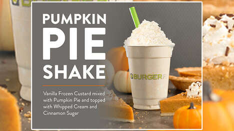 Blended Seasonal Pie Milkshakes