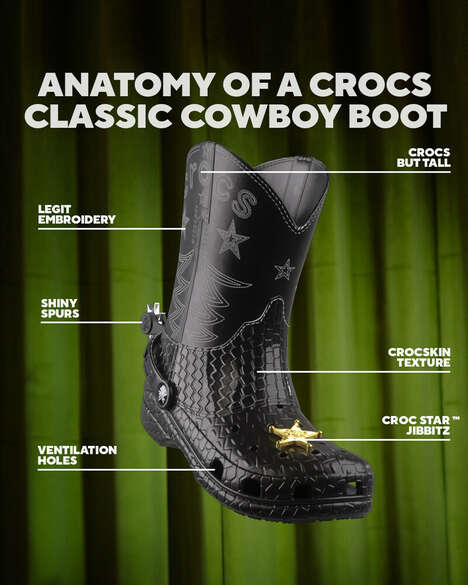Clog-Style Cowboy Boots