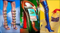 Superhero-Themed Glamorous Shoes