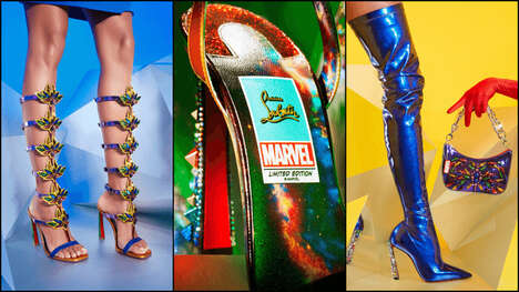 Superhero-Themed Glamorous Shoes