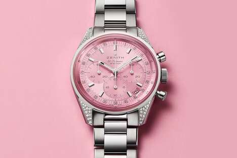 Awareness-Focused Pink Timepieces