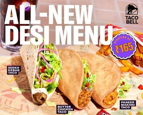 Indian Cuisine-Inspired QSR Menus