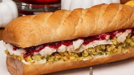 Thanksgiving-Themed Turkey Sandwiches