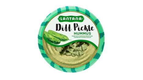Tangy Pickle-Flavored Hummuses