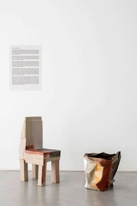 Cardboard Box-Transformed Furniture Image 1